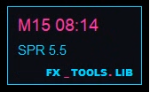 CandleTimer HUD: timeframe countdown and spread panel